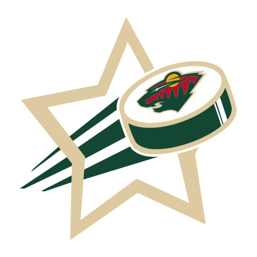 Minnesota Wild Hockey Goal Star logo iron on paper